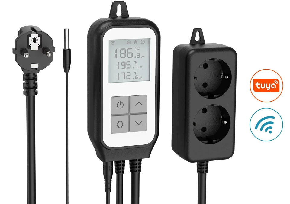 Digital WiFi Universaltermostat EOP20 - Kontrollera kylning och värmning
