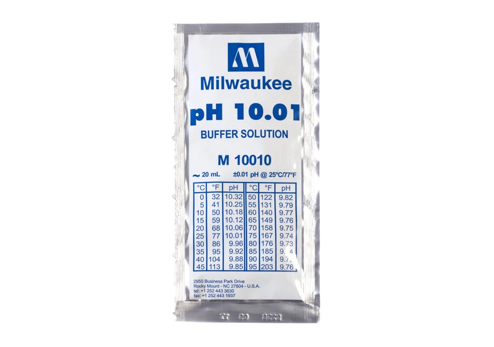 Milwaukee pH10.01 Calibration Buffer Solution 20ml - Kalibreringsvätska