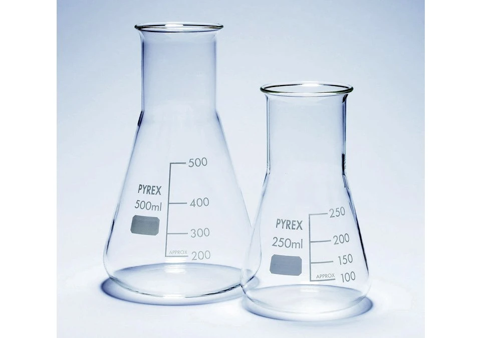 Pyrex Erlenmeyer Flaska (E-kolv) 250ml