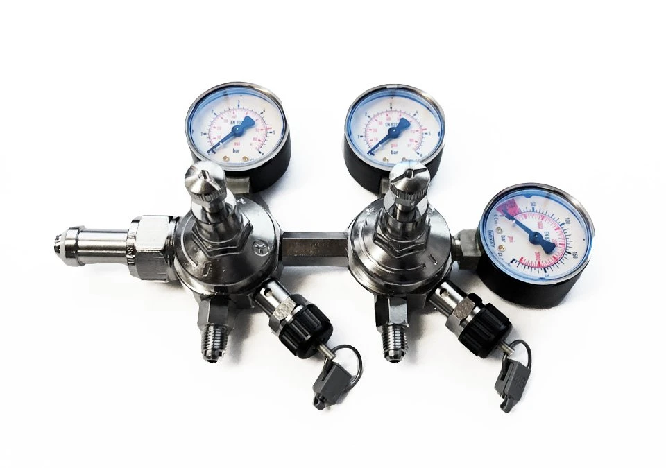 Oxyturbo Dubbel Kolsyreregulator (3 klockor)