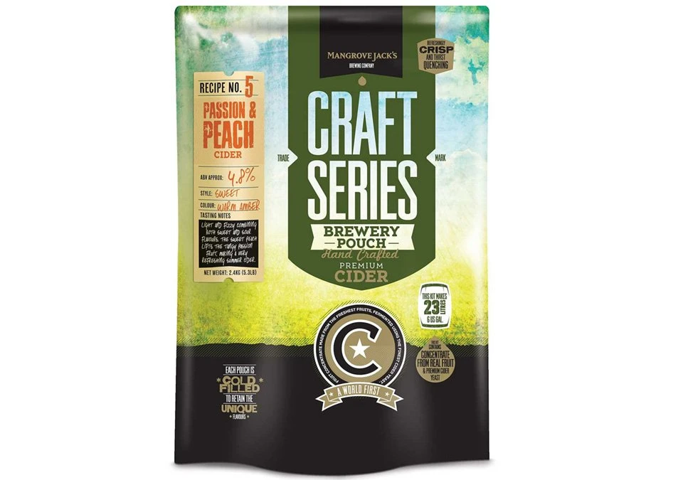 Mangrove Jacks Passion & Peach Cider 23L