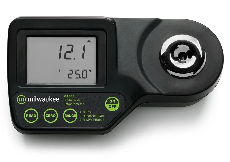 Milwaukee MA885 Digital Brix/Oechsle/KMW Refraktometer med ATC