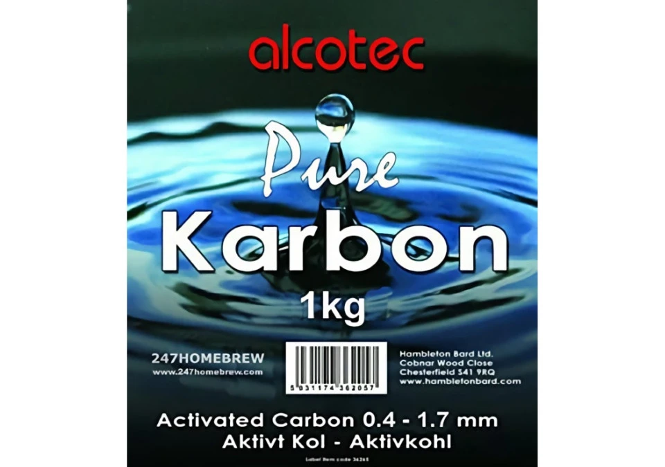 Alcotec Pure Karbon Aktivt Kol 1 Kg (2,1L)