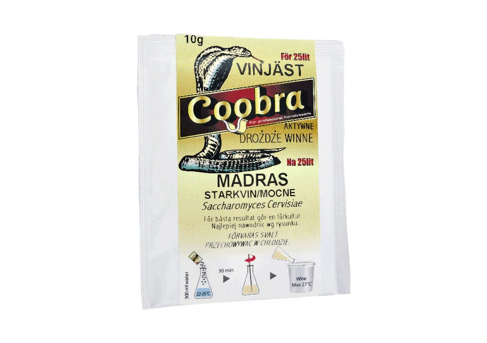 Coobra Vinjäst Madeira 10g 25L