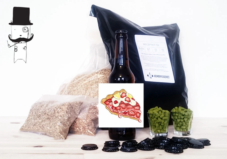 Brewski Strawberry Pie Sour 4% Receptkit 20L