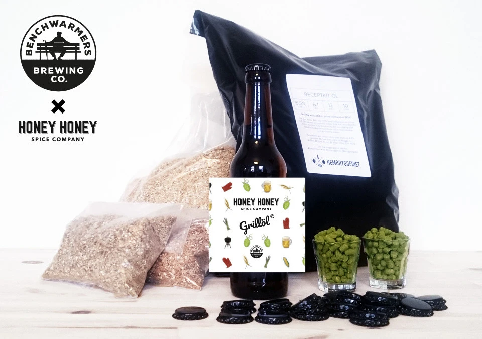 Benchwarmers x HoneyHoney Grillöl 4,6% Receptkit 10L