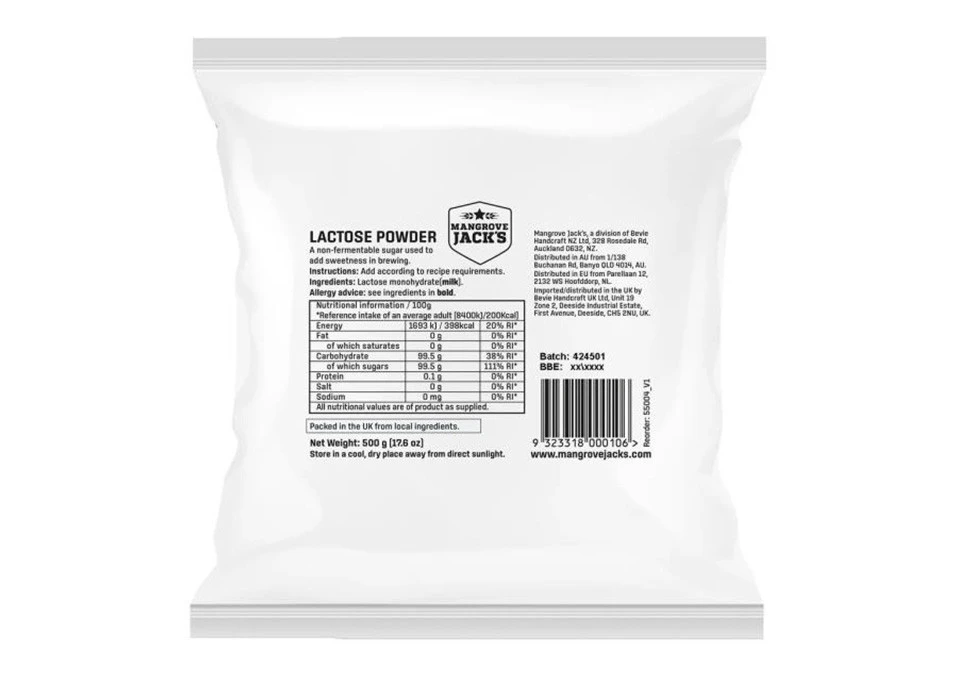 Mangrove Jack's Laktos 500g