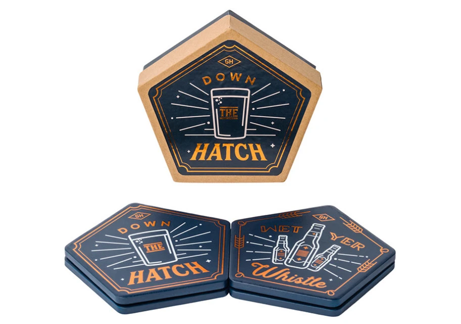 Ceramic Beer Coasters Set of 4