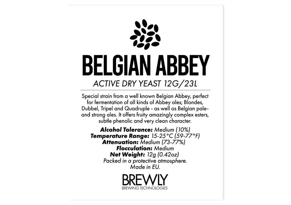 Brewly Belgian Abbey Ale 12g Jäst
