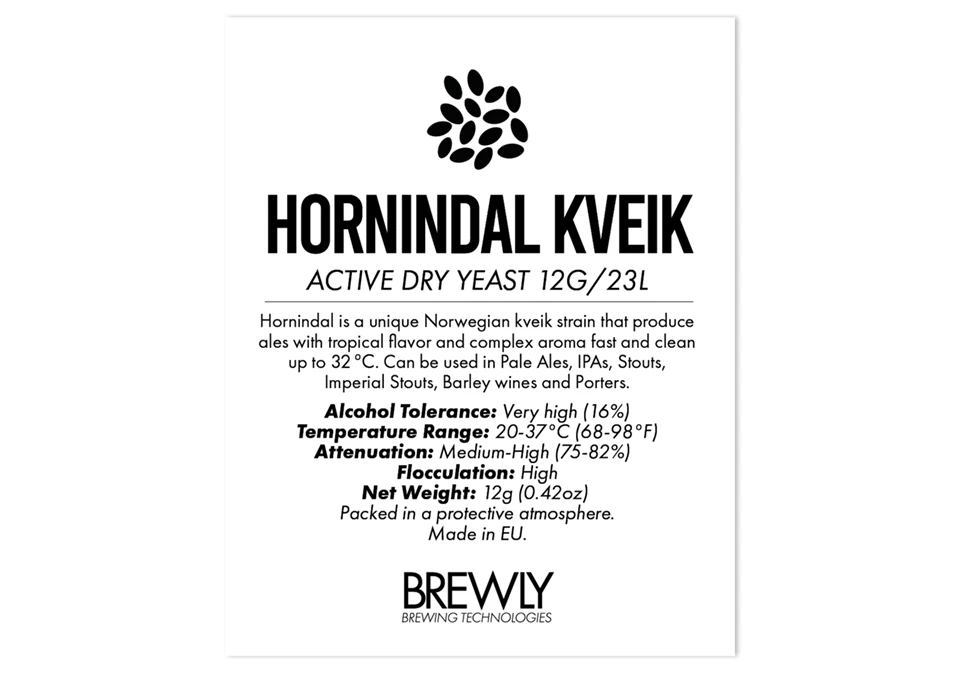 Brewly Hornindal Kveik 12g Jäst