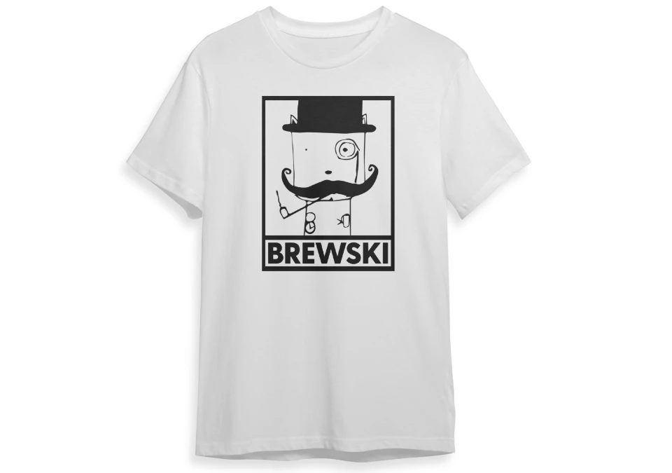 Brewski T-Shirt Vit