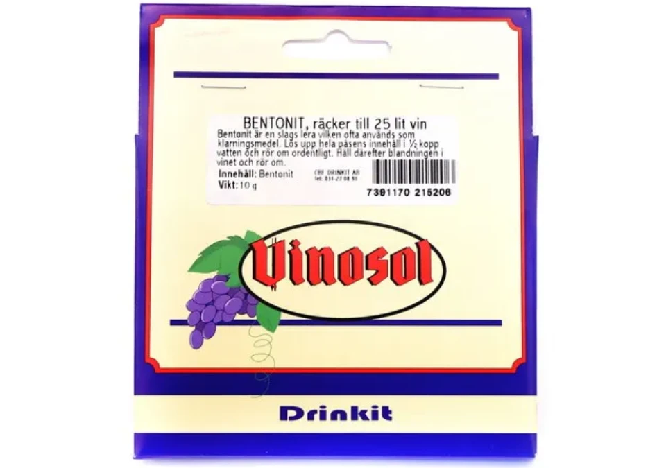 Vinosol Bentonit - Klarningsmedel