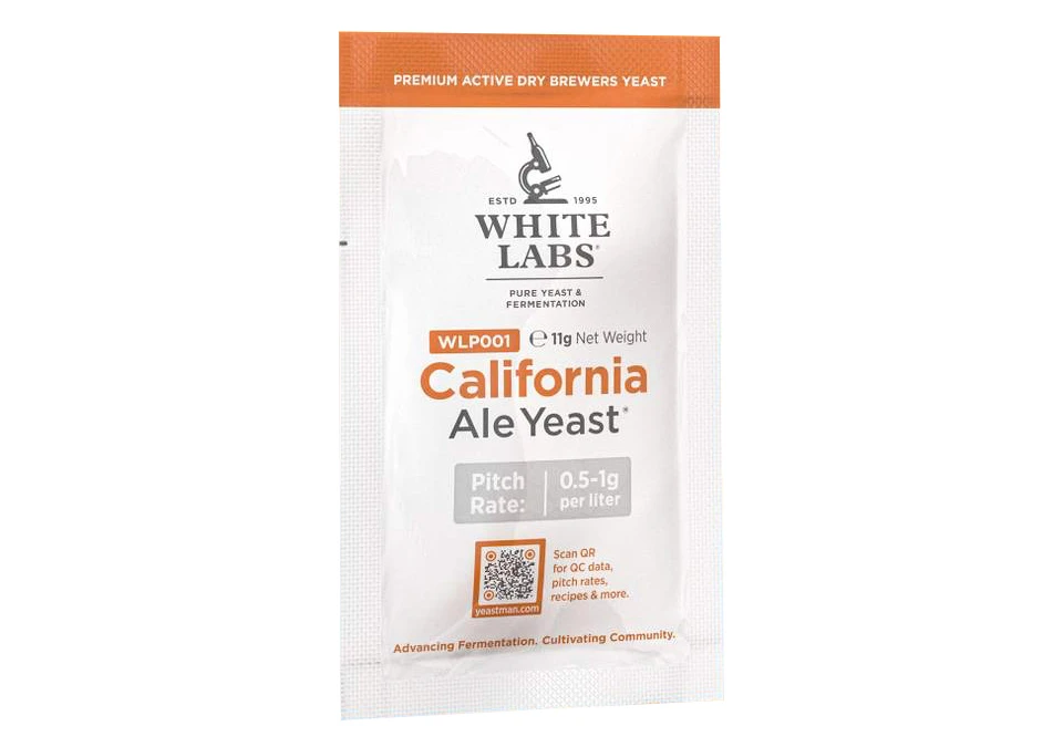 White Labs WLP001 Dry California Ale 11g Jäst