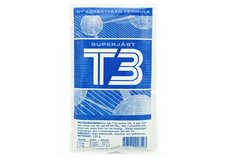 T3 Snabbsats 7kg Turbo Jäst