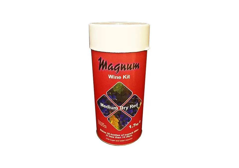 Magnum Medium Dry Red Rödvin 23L Vinsats