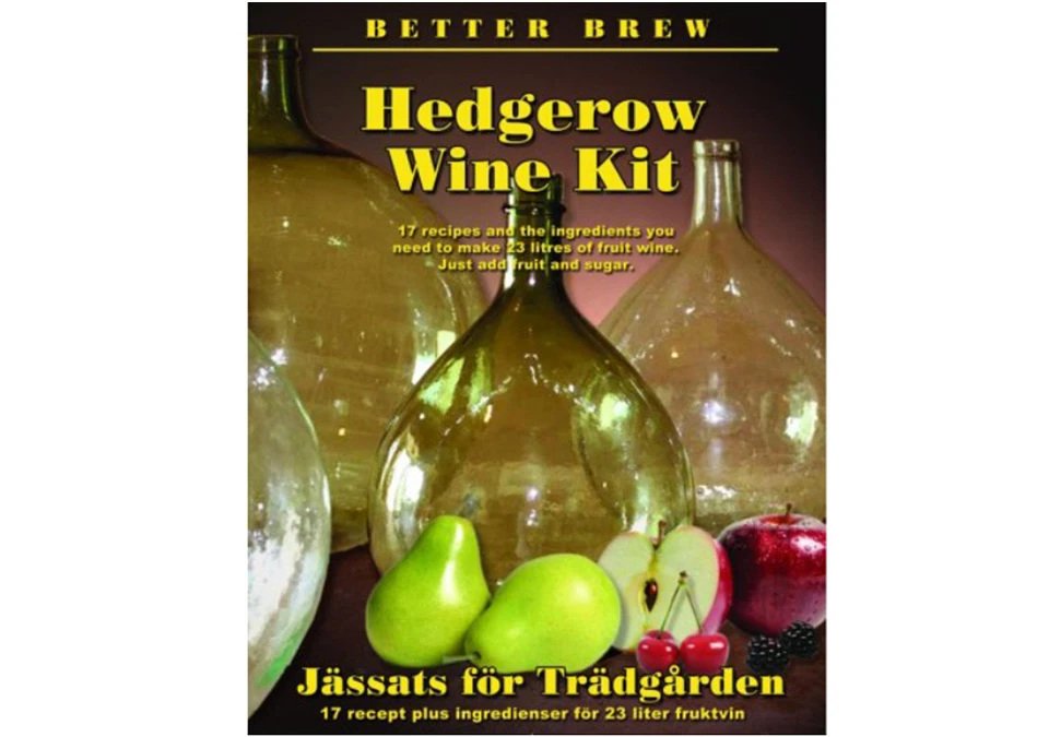 Jässats för trädgården - Hedgerow Wine Kit